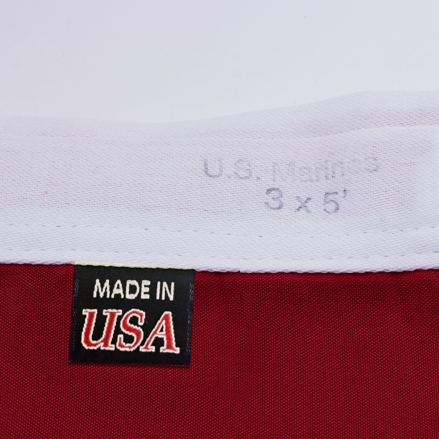 Lakeshore Trade US Marine Corps USMC Nylon Flag 3x5 Outdoor Made in USA - Heavy Nylon Duty Vivid Color US Flags Long Lasting with 2 Brass